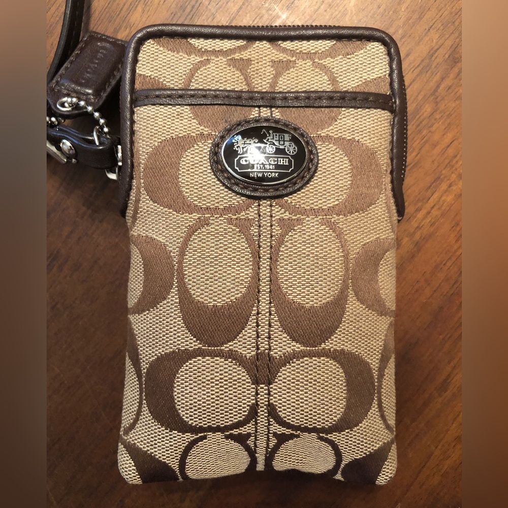 Coach Signature Brown Crossbody Bag
